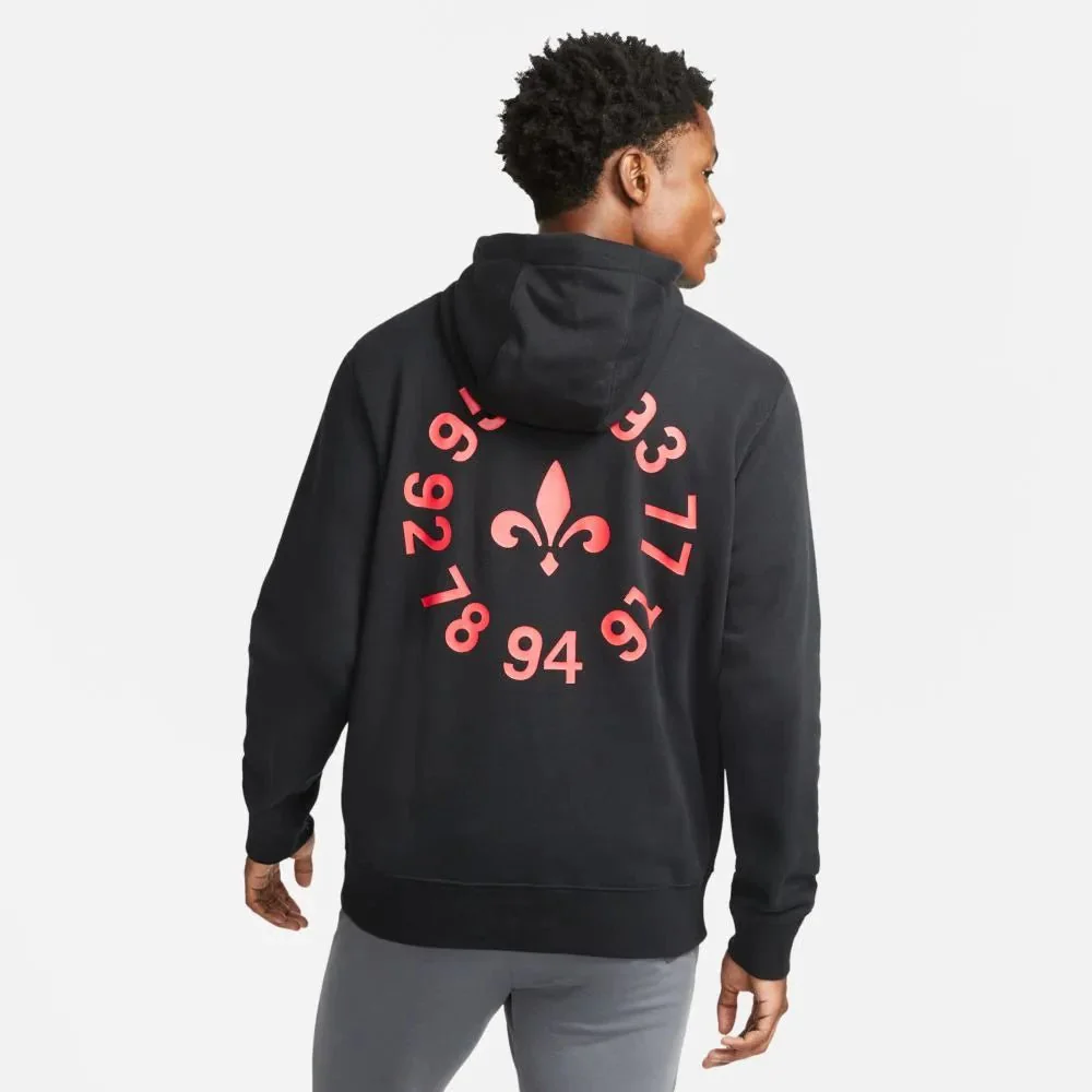 Nike 2021-22 PSG NSW Full Zip Club Hoodie - Black - Image 2