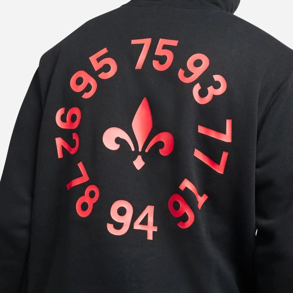 Nike 2021-22 PSG NSW Full Zip Club Hoodie - Black - Image 4