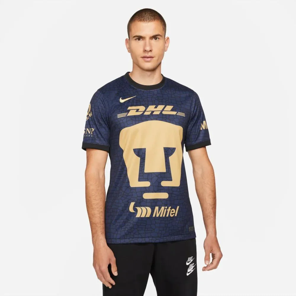 Nike 2021-22 Pumas Away Jersey - Navy-Gold
