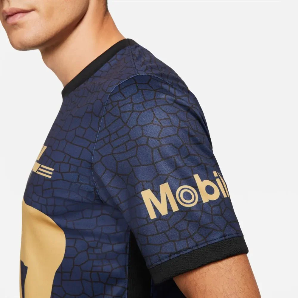 Nike 2021-22 Pumas Away Jersey - Navy-Gold - Image 5