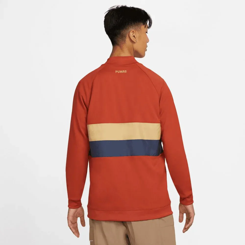 Nike 2021-22 Pumas I96 Anthem Jacket - Firewood Orange - Image 2