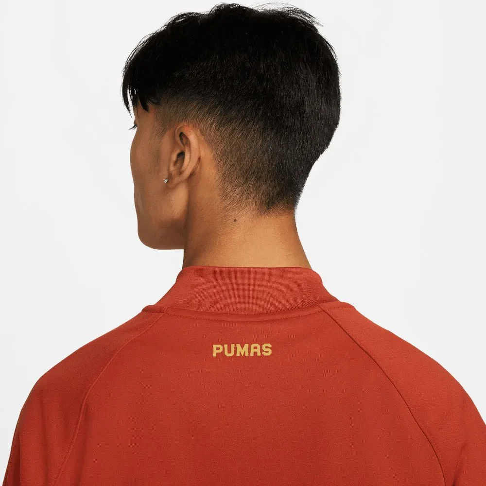 Nike 2021-22 Pumas I96 Anthem Jacket - Firewood Orange - Image 4