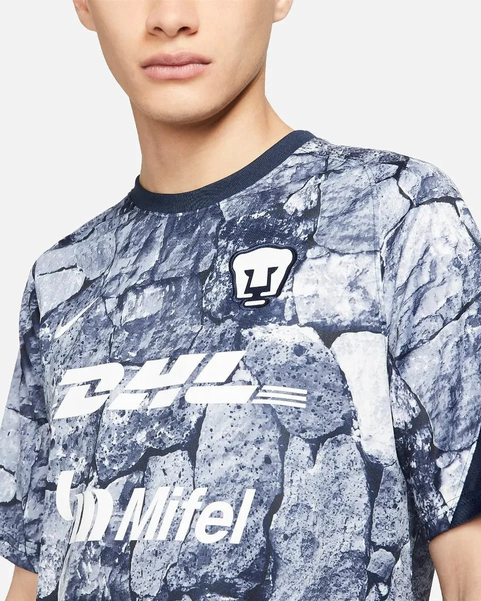 Nike 2021-22 Pumas Pre-Match jersey - White-Obsidian - Image 3