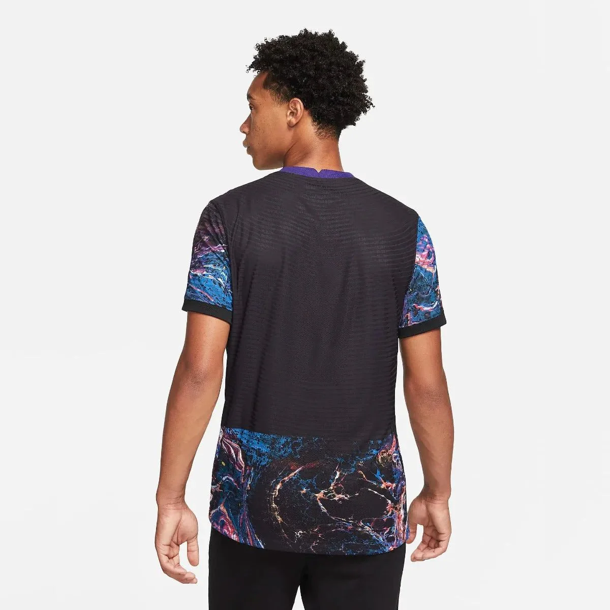 Nike 2021-22. Tottenham Away ADV Match Jersey - Black-Venom Green