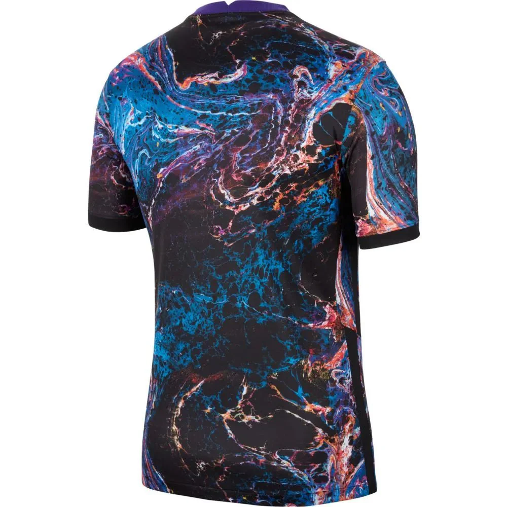 Nike 2021-22 Tottenham Away Jersey - Black-Venom Green - Image 2