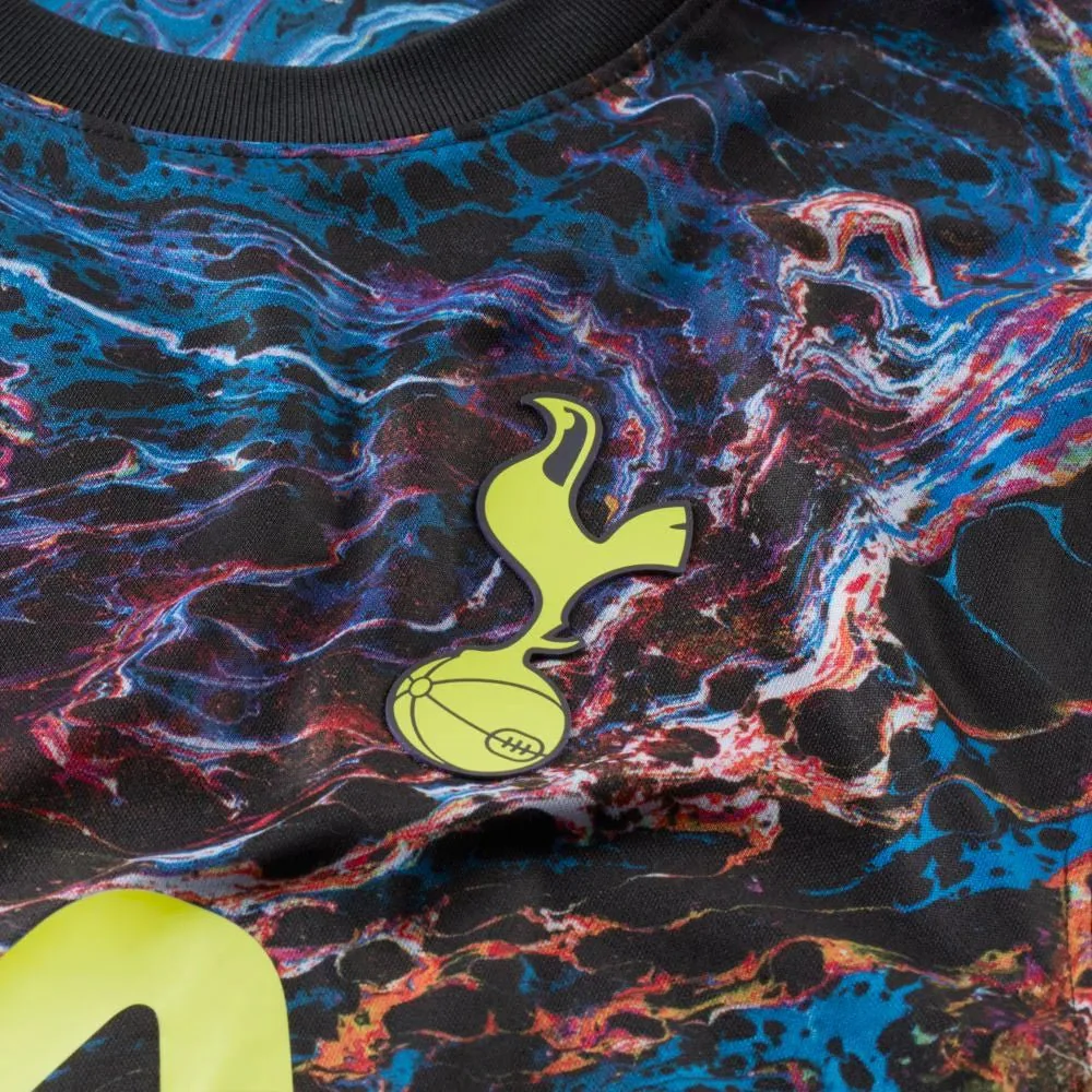 Nike 2021-22 Tottenham Away Jersey - Black-Venom Green - Image 3