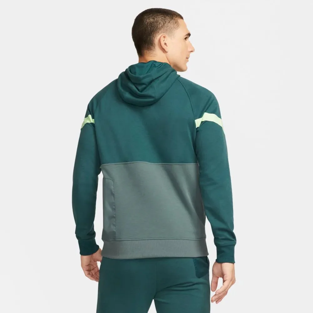 Nike 2021-22 Tottenham Fleece Travel Hoodie - Dark Teal-Vapour Green - Image 2