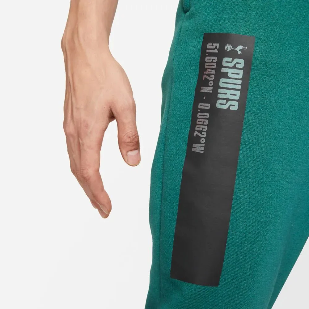 Nike 2021-22 Tottenham GFA Fleece Pants - Dark Teal - Image 5