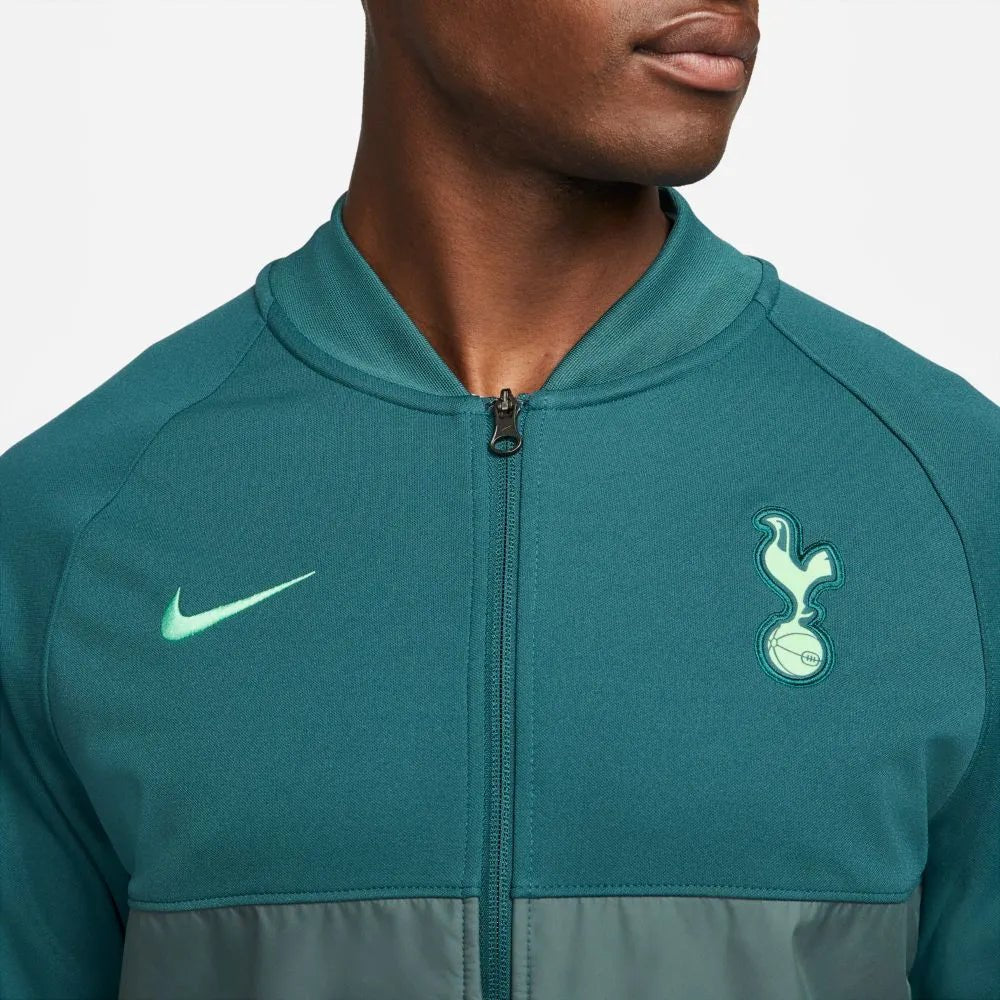 Nike 2021-22 Tottenham I96 Anthem Full-Zip Jacket - Dark Teal - Image 3