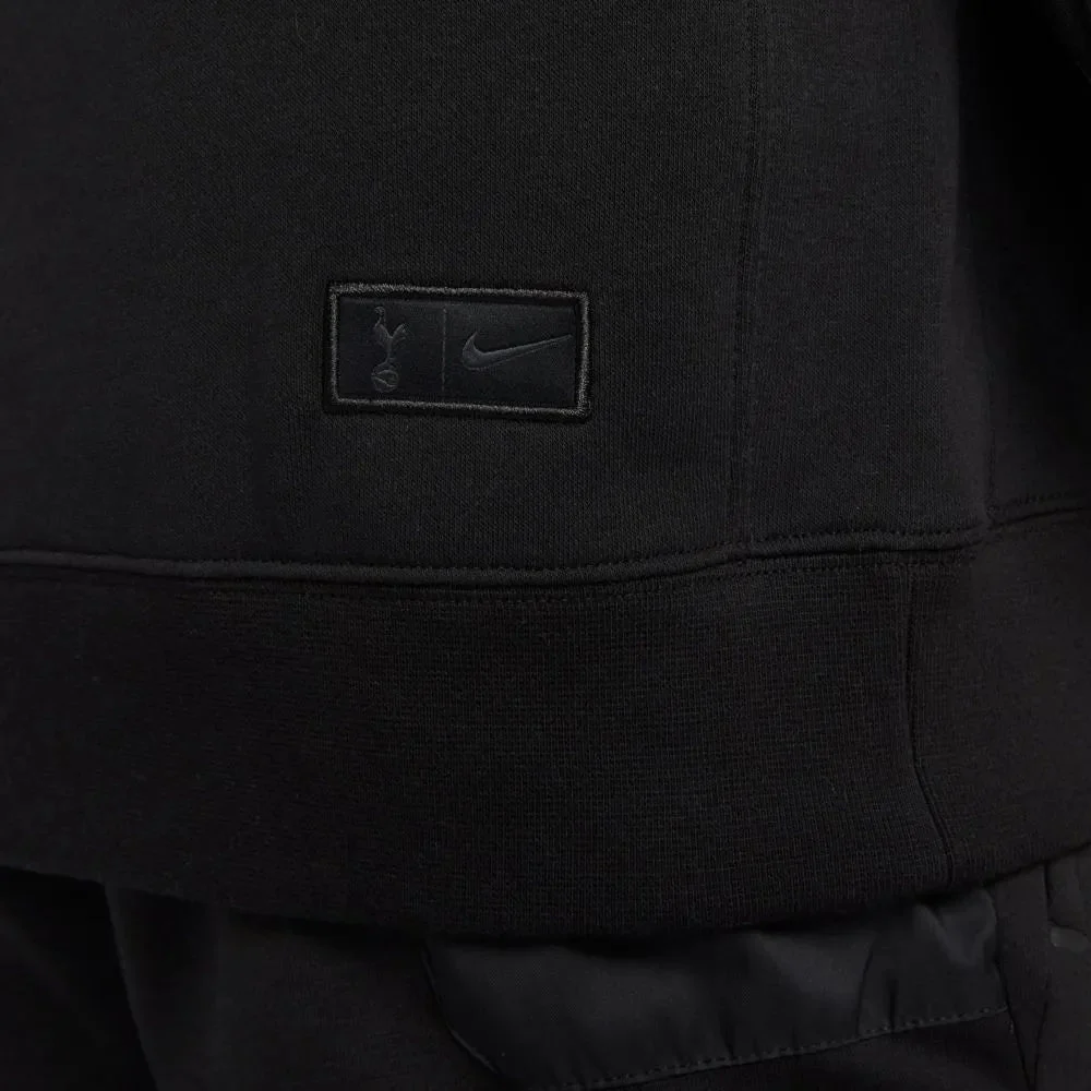 Nike 2021-22 Tottenham NSW Pullover Club Hoodie - Black - Image 4