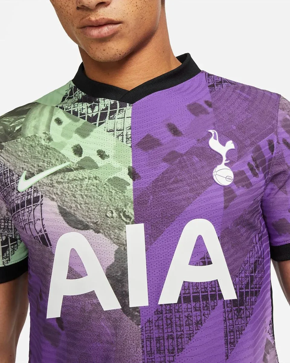 Nike 2021-22 Tottenham Third ADV Match Jersey - Wild Berry-Black-White - Image 3