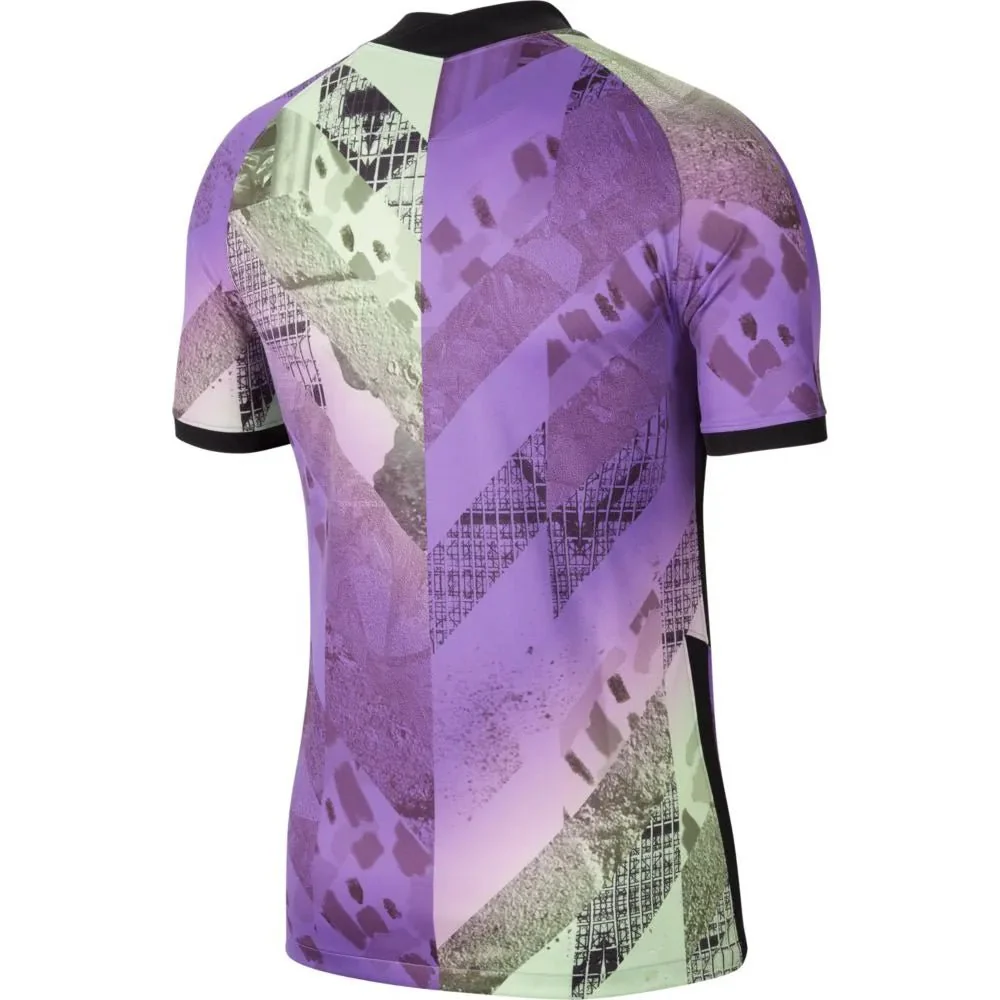 Nike 2021-22 Tottenham Third Jersey - Wild Berry-Black-White - Image 2
