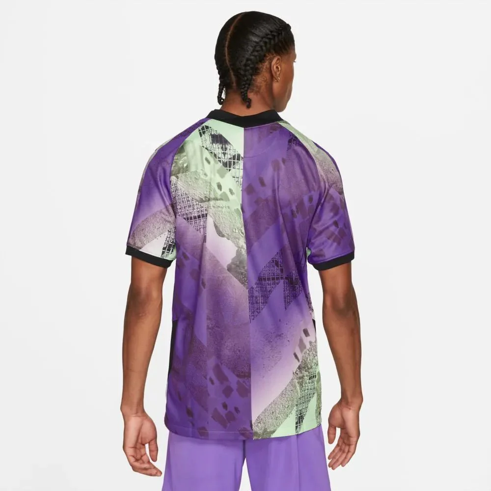 Nike 2021-22 Tottenham Third Jersey - Wild Berry-Black-White - Image 4
