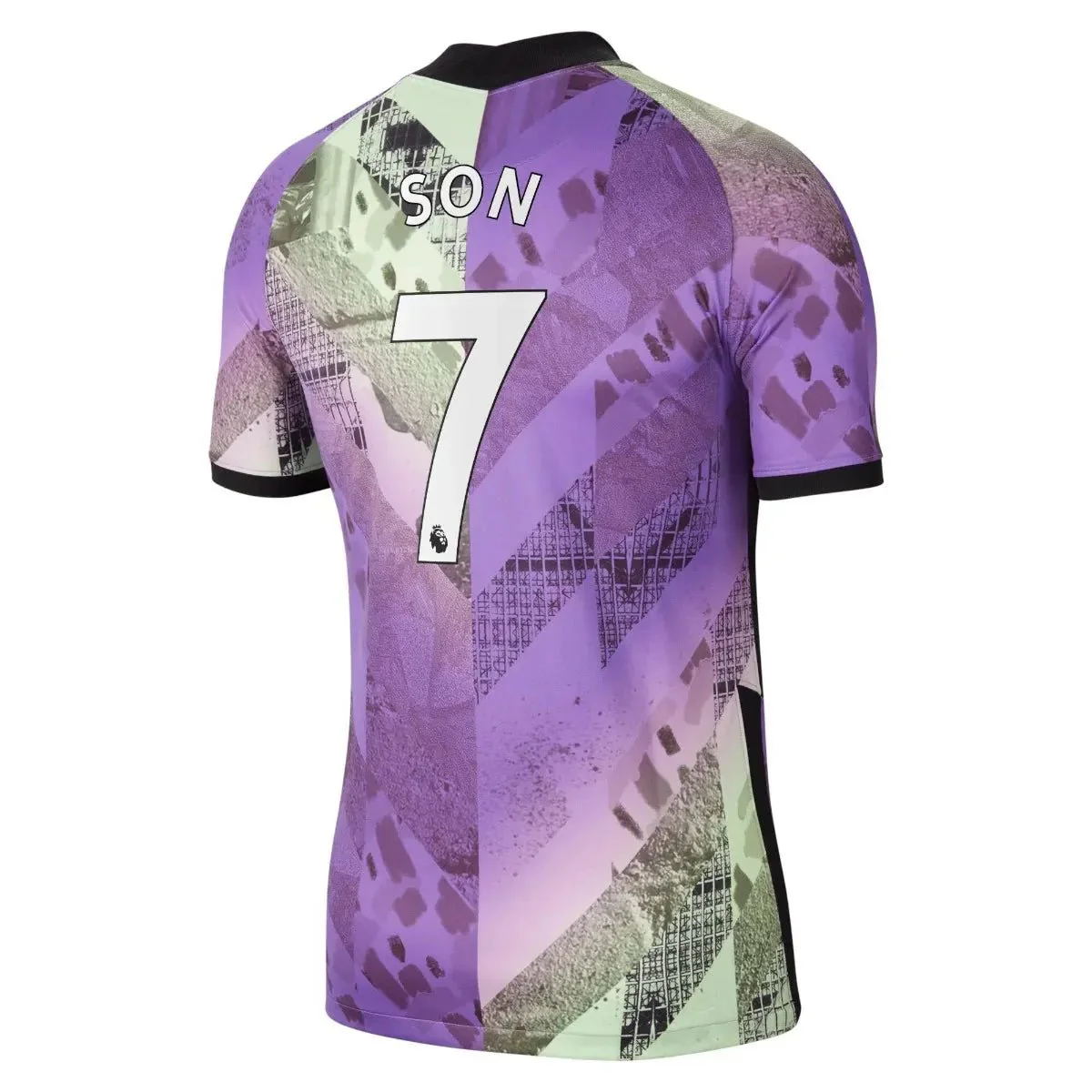 Nike 2021-22 Tottenham Third Jersey - Wild Berry-Black-White - Image 7