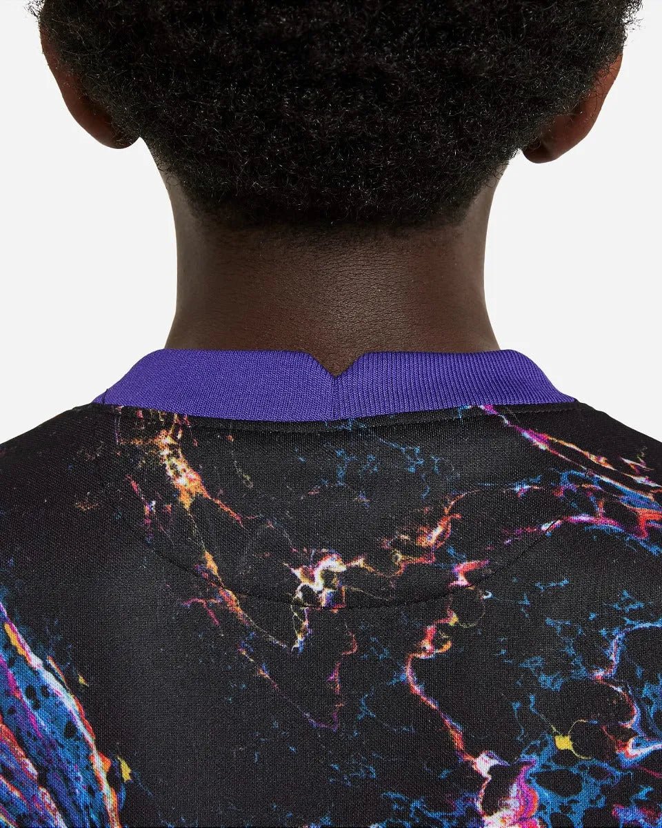 Nike 2021-22 Tottenham Youth Away Jersey - Black-Venom Green - Image 3