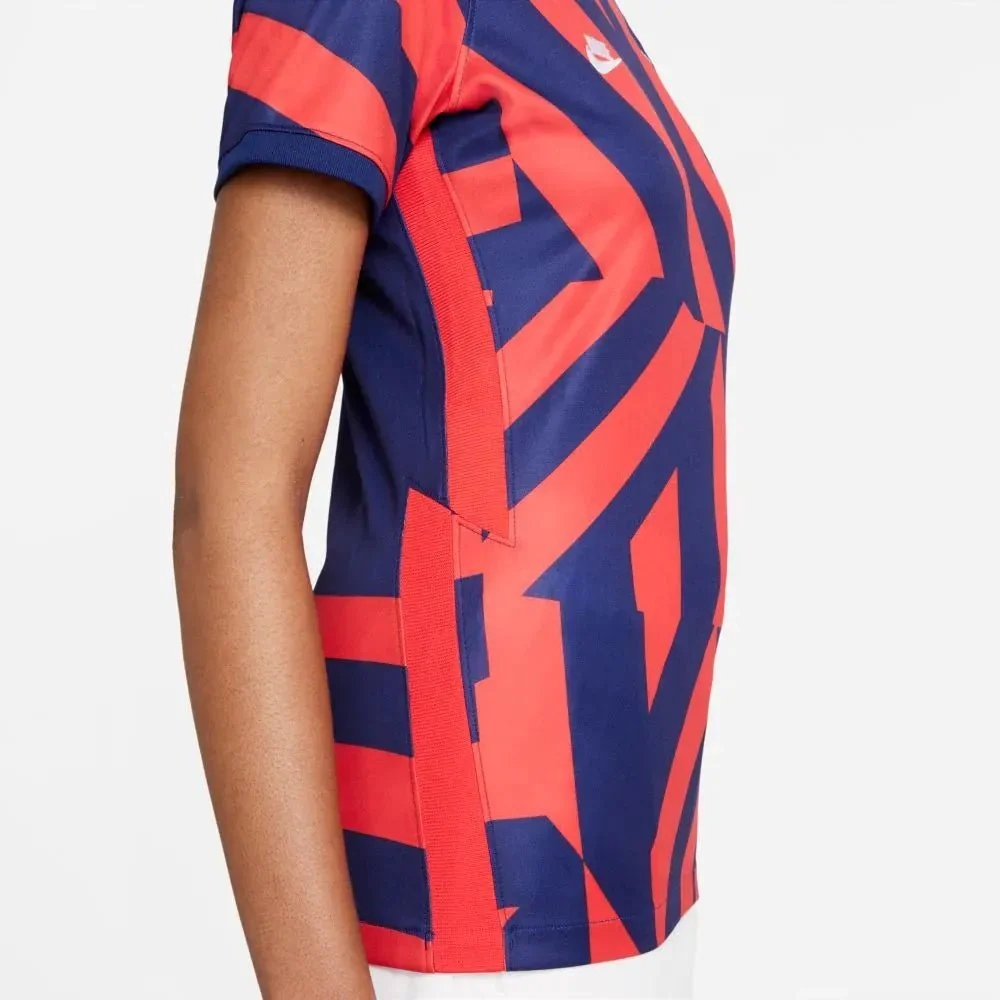 Nike 2021-22 USWNT Women Away Jersey - Navy-Red - Image 4