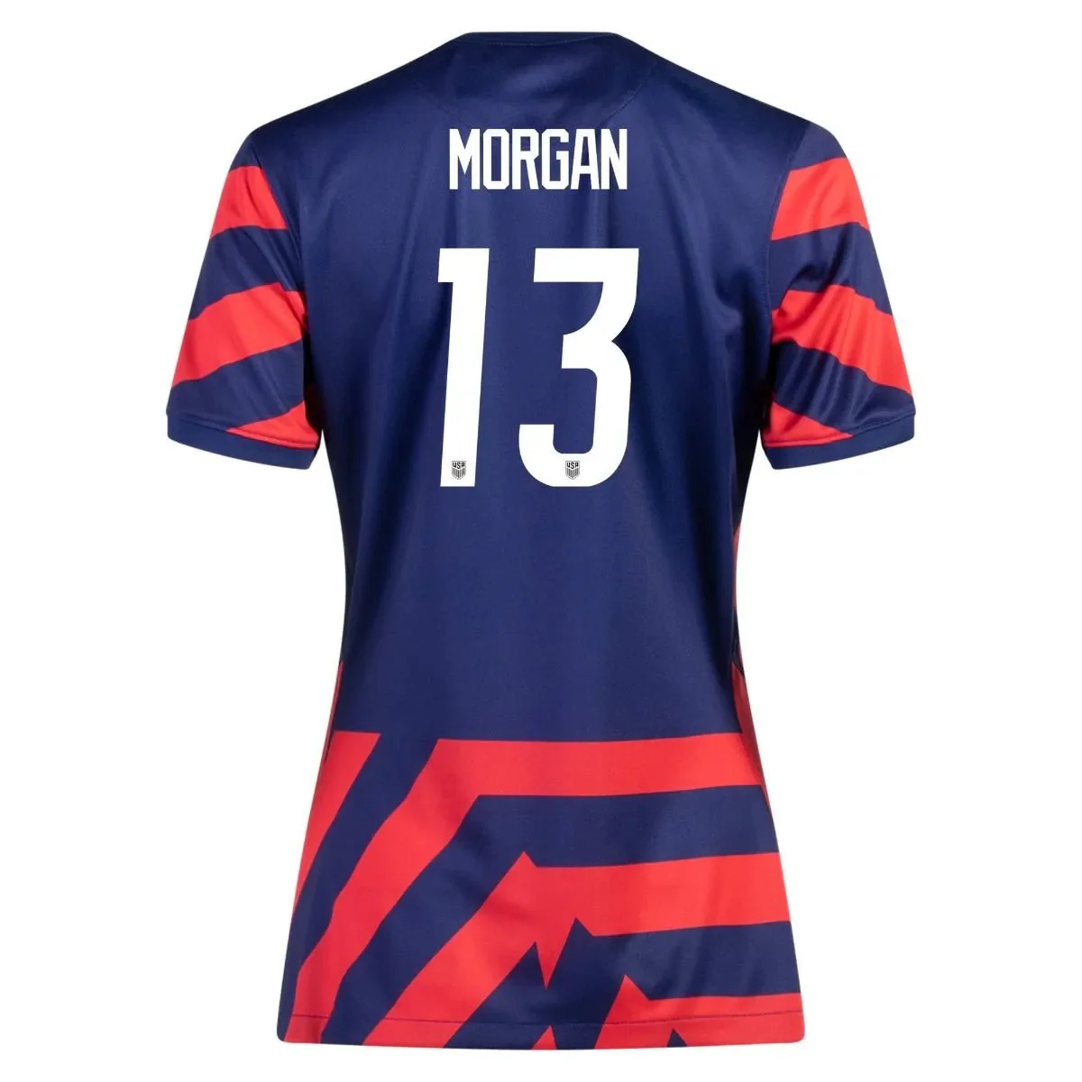 Nike 2021-22 USWNT Women Away Jersey - Navy-Red - Image 9