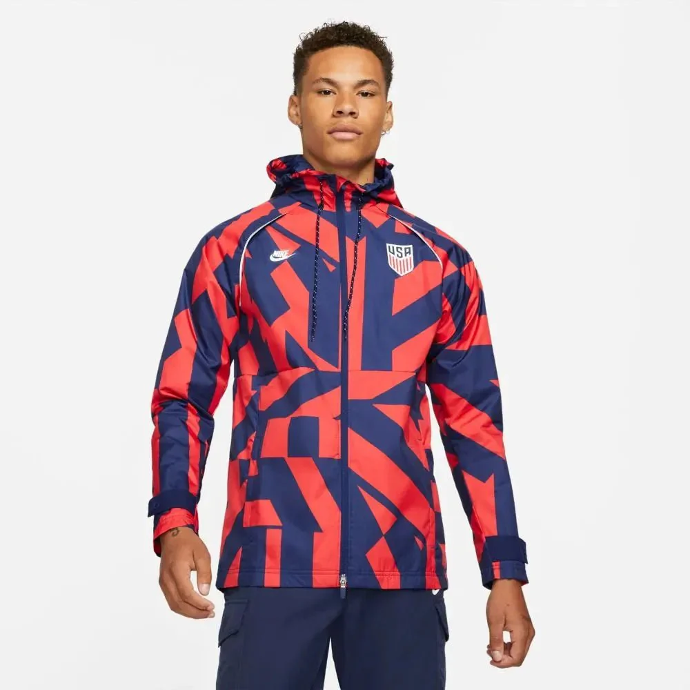 NIKE 2021 USMNT AWF Lite Jacket - Red-Navy