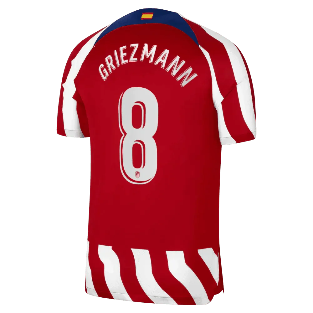 Nike 2022-23 Atletico Madrid Home Jersey - White-Red - Image 2