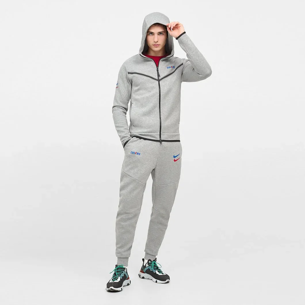 Nike 2022-23 Barcelona Men's Tech Fleece Windrunner Full-Zip Hoodie - Image 3