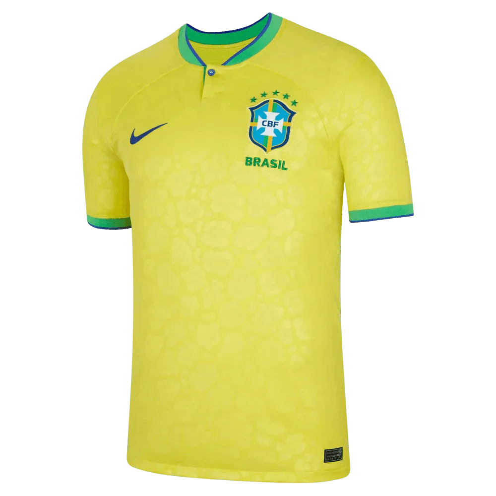 Nike 2022-23 Brazil Home Jersey - Yellow