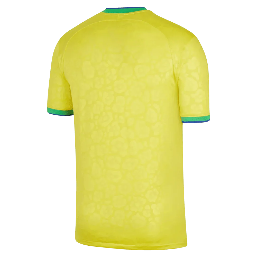 Nike 2022-23 Brazil Home Jersey - Yellow - Image 4