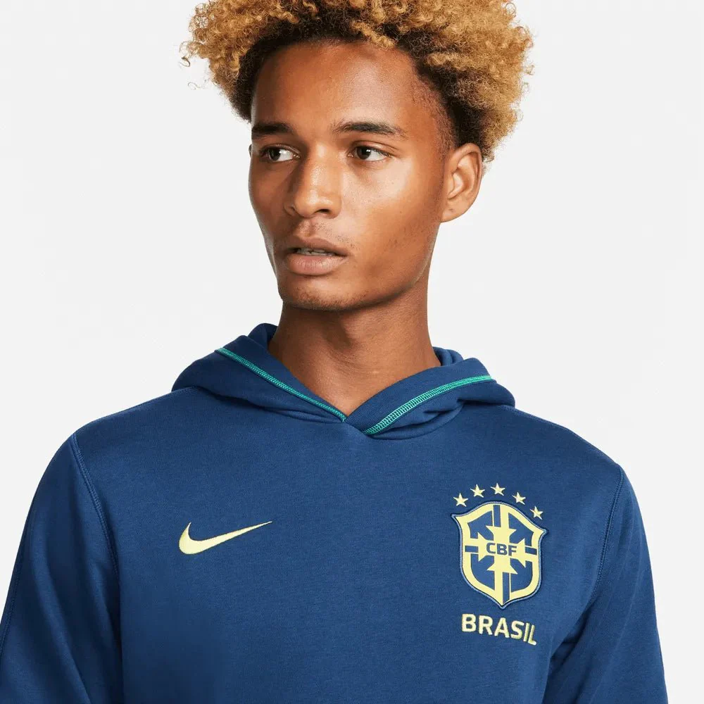 Nike 2022-23 Brazil Travel Hoodie - Image 3