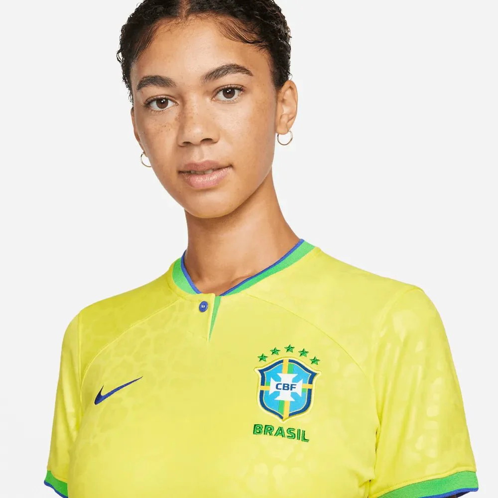 Nike 2022-23 Brazil Women's Home Jersey - Yellow - Image 5