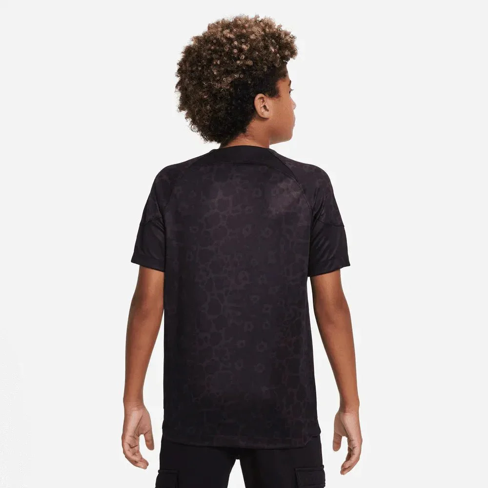Nike 2022-23 Brazil Youth Goalkeeper Jersey - Black - Image 2