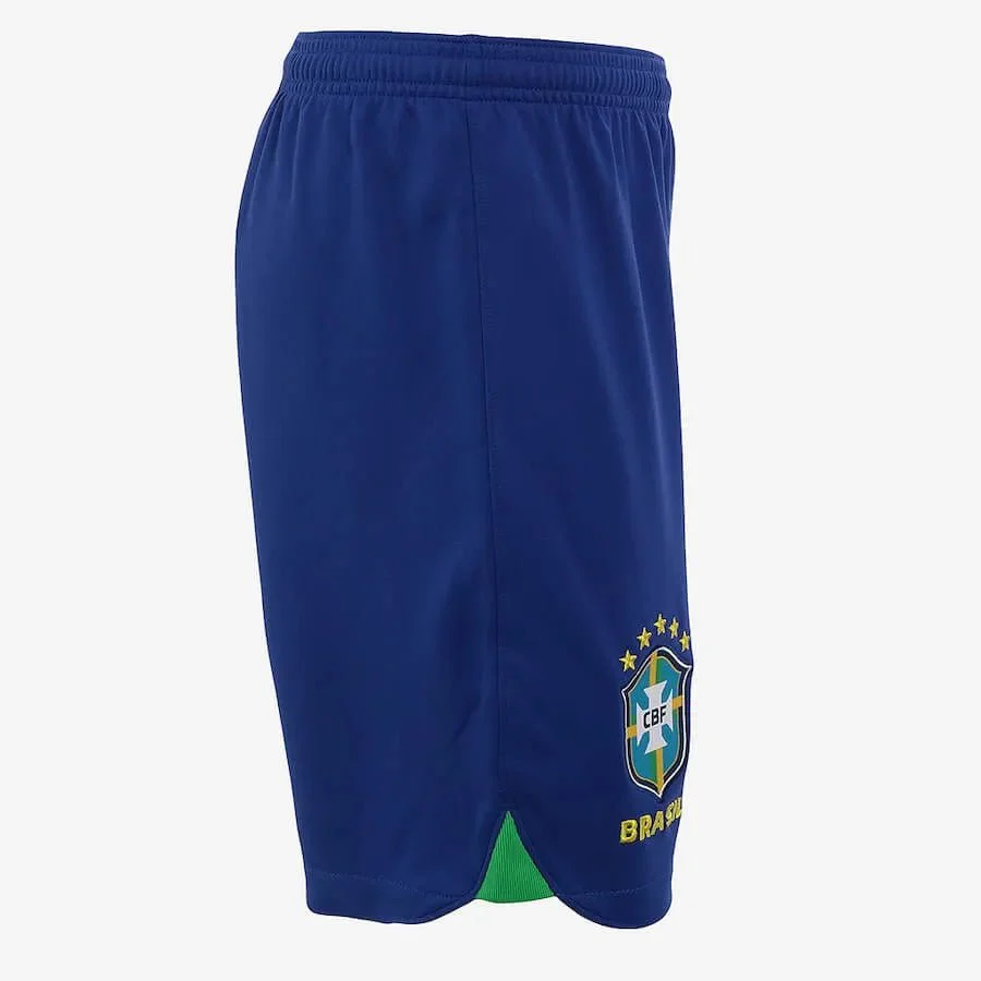 Nike 2022-23 Brazil Youth Home Shorts - Image 4