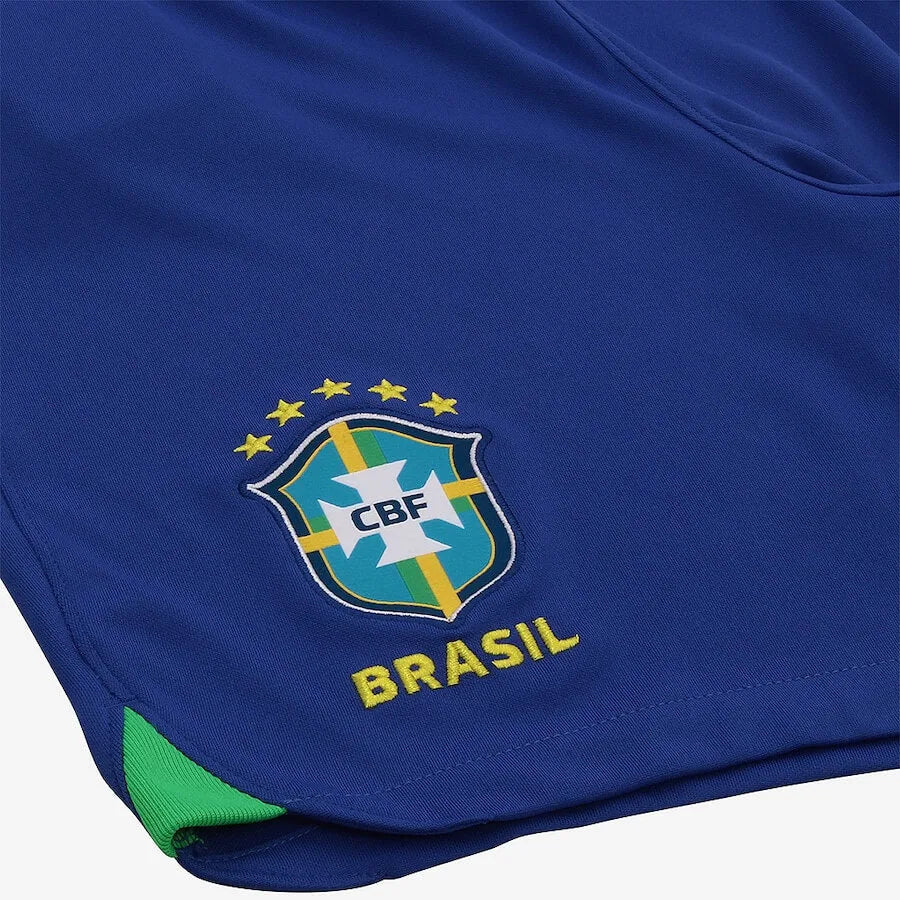 Nike 2022-23 Brazil Youth Home Shorts - Image 5