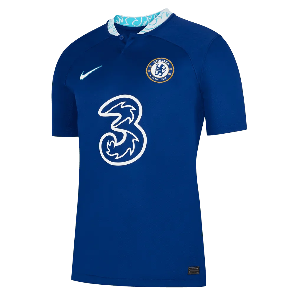 Nike 2022-23 Chelsea Home Jersey - Rush Blue-White - Image 5