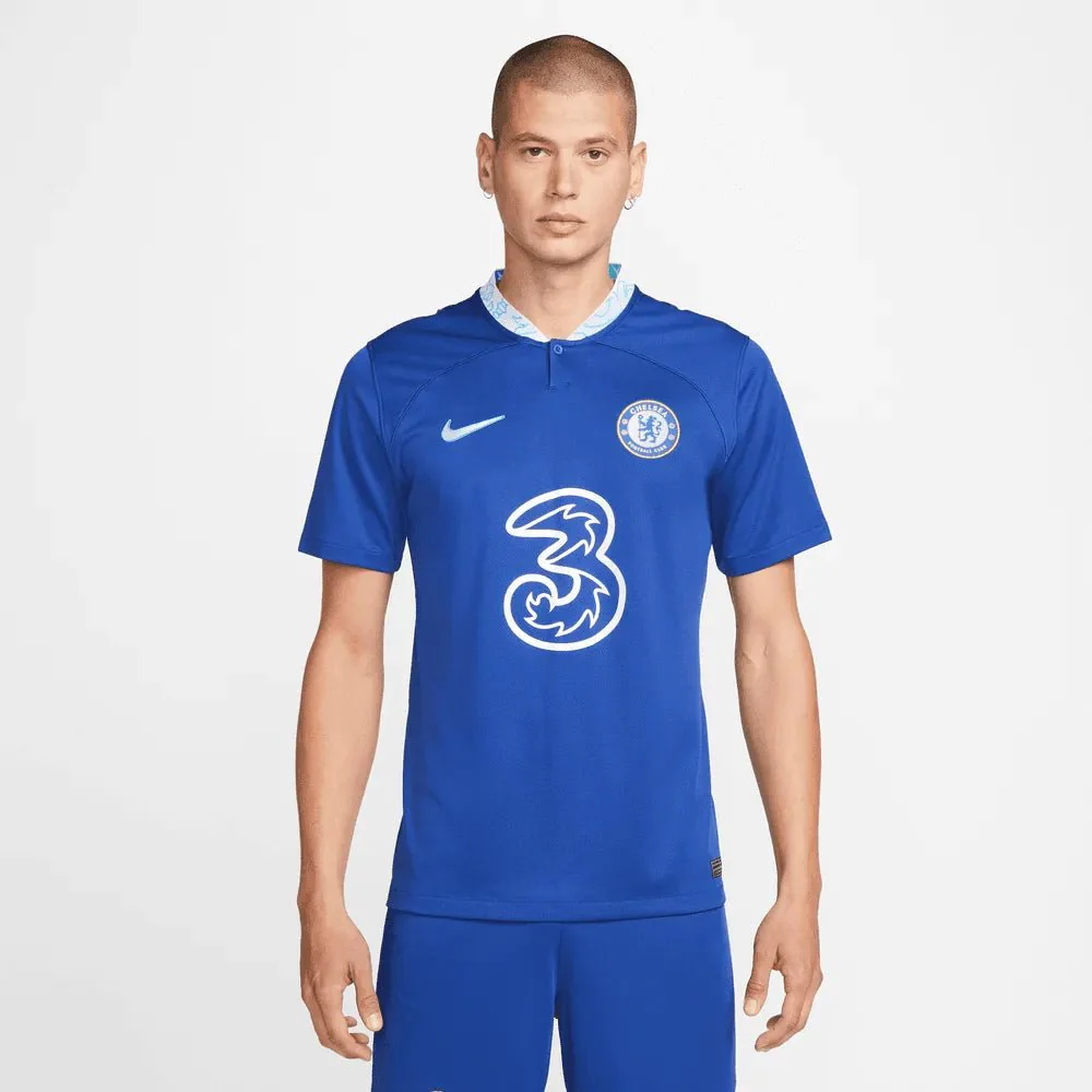 Nike 2022-23 Chelsea Home Jersey - Rush Blue-White - Image 7