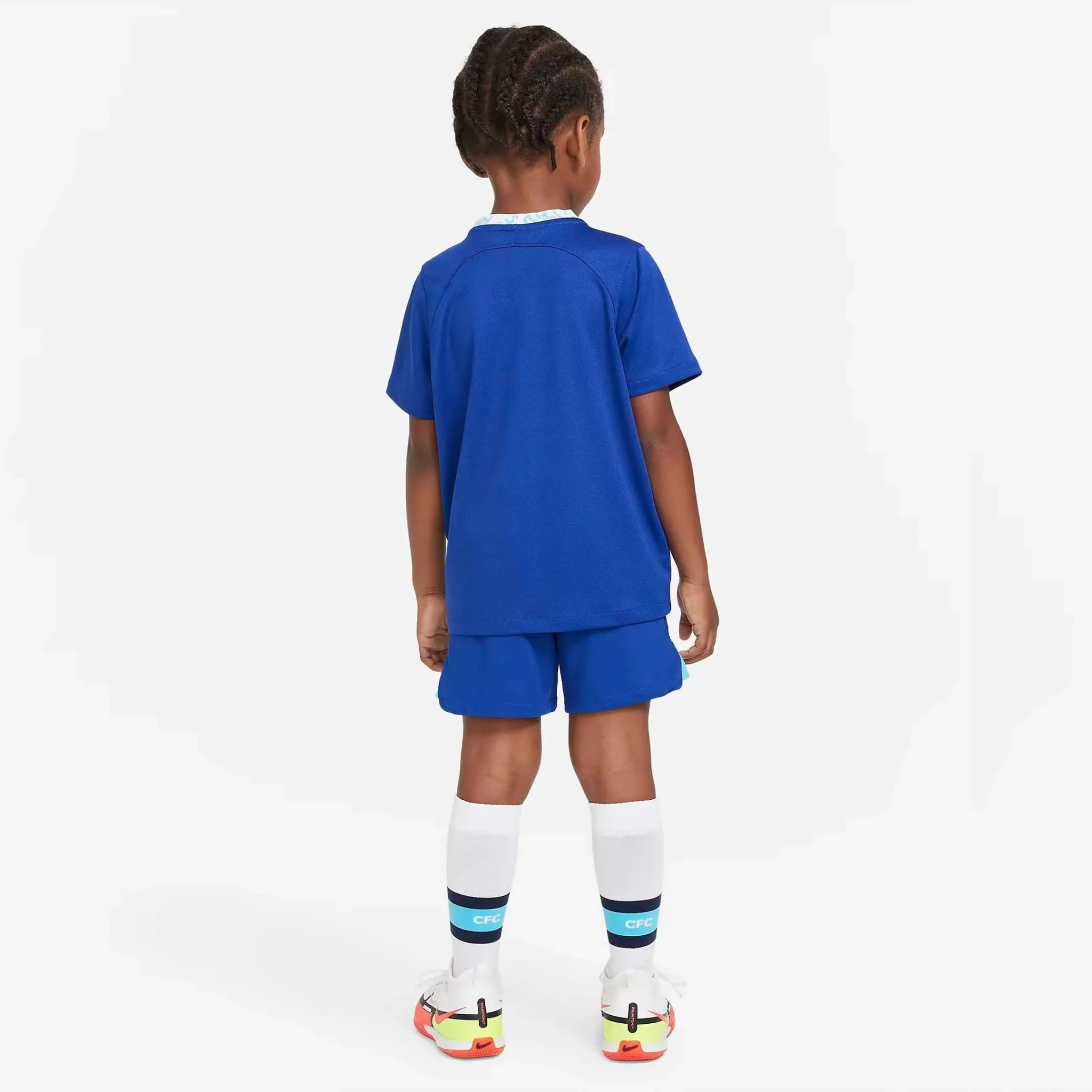 Nike 2022-23 Chelsea Kids' Home Mini Kit - Blue-White - Image 2