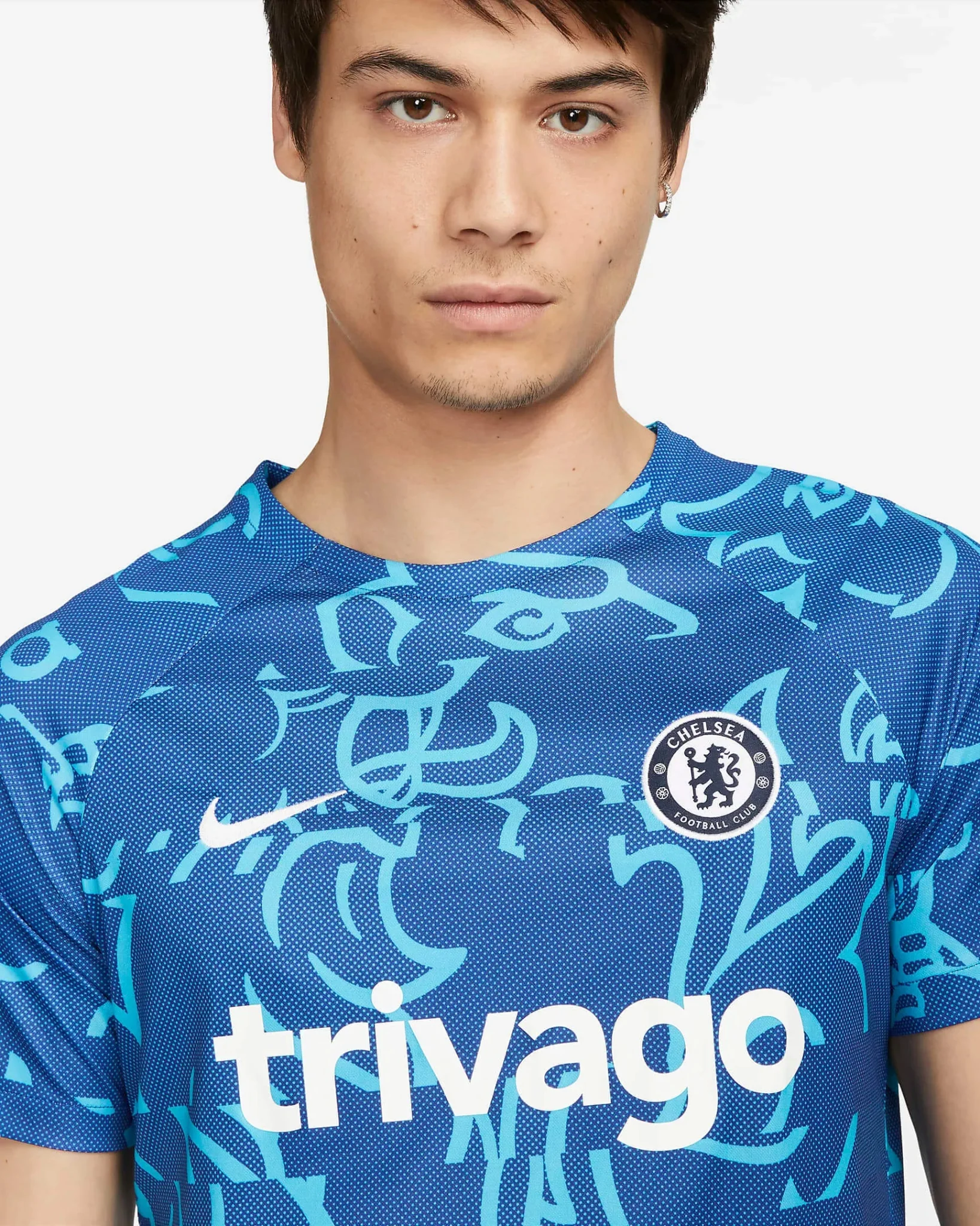 Nike 2022-23 Chelsea Mens Dri-Fit Pre-Match Jersey - Image 3