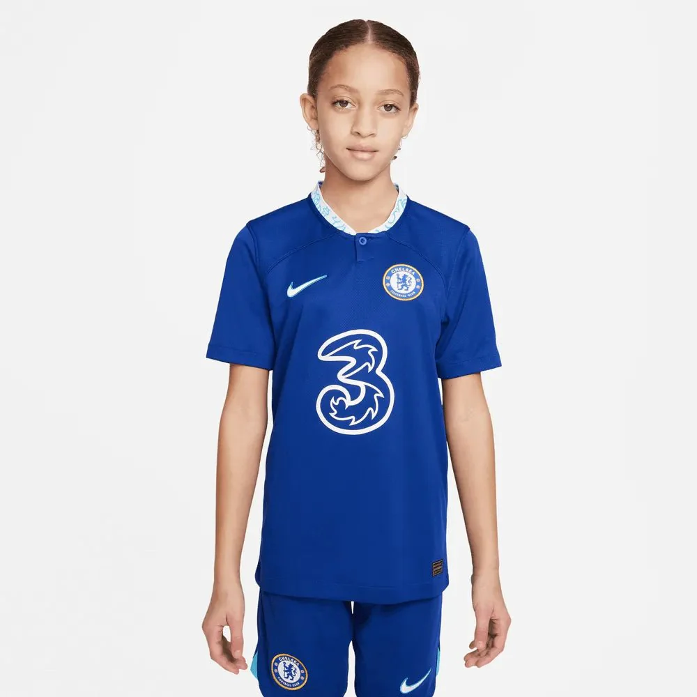 Nike 2022-23 Chelsea Youth Stadium Home Jersey - Image 3