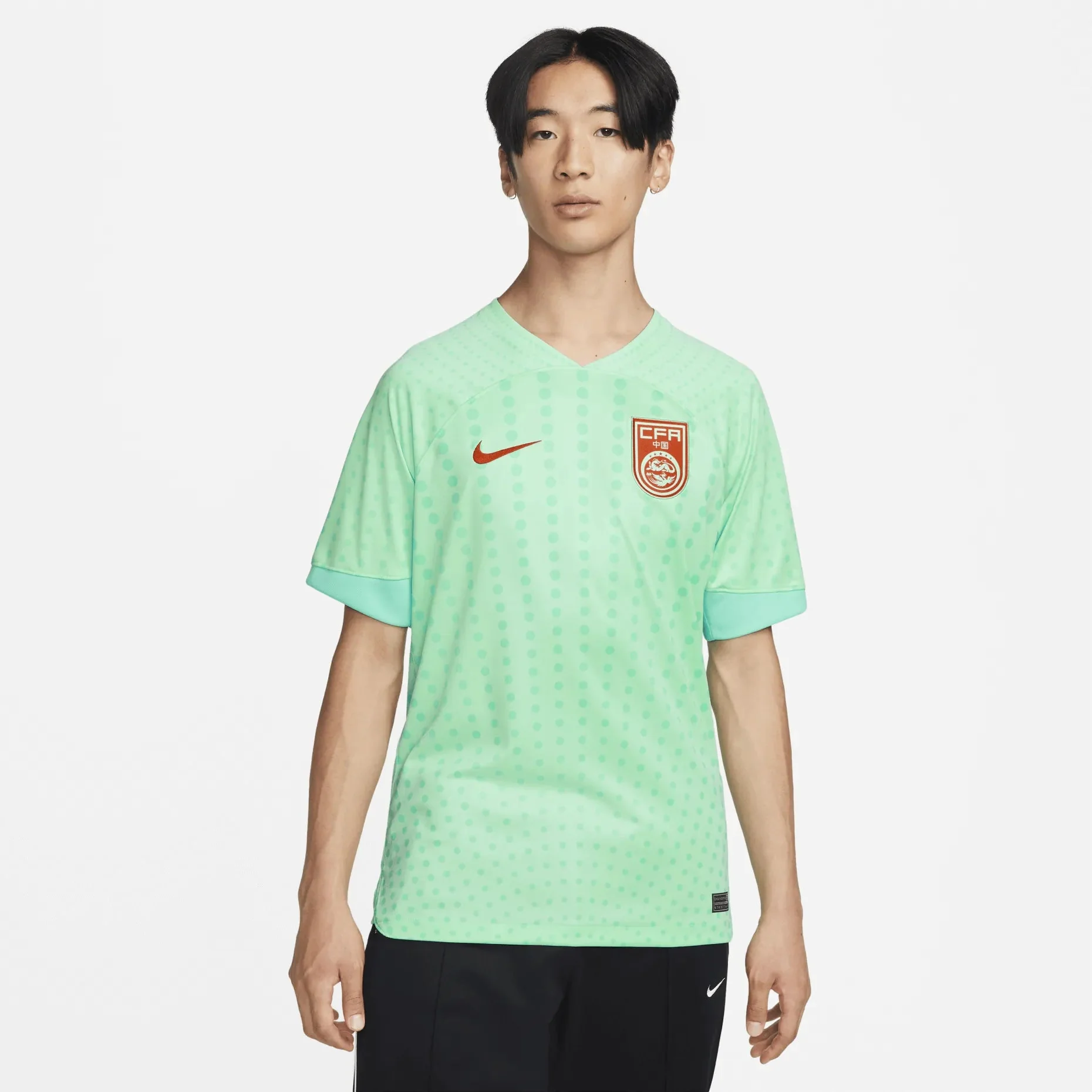 Nike 2022-23 China Away Jersey - Mint Green