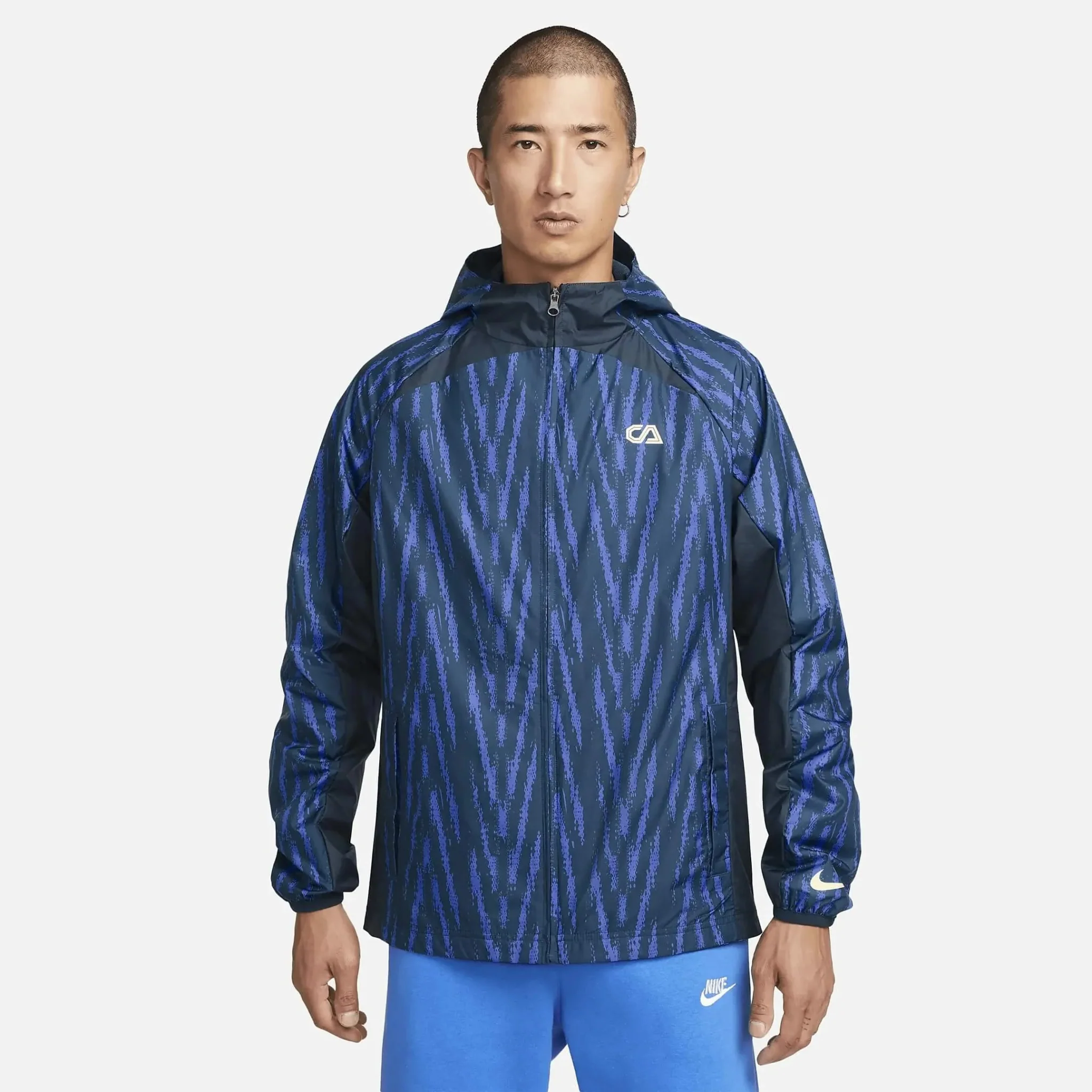 Nike 2022-23 Club America AWF Jacket - Navy-Blue-Lemon