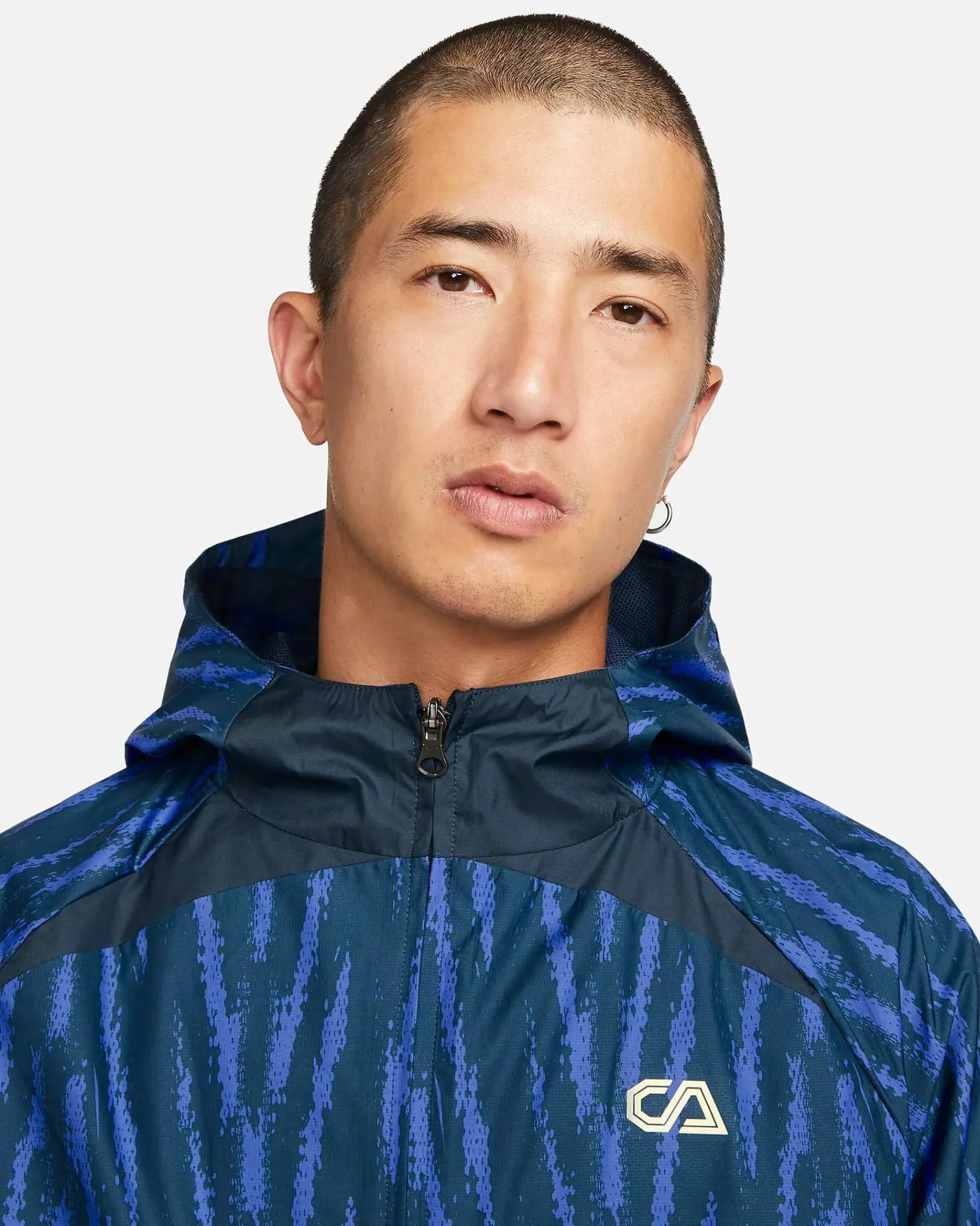 Nike 2022-23 Club America AWF Jacket - Navy-Blue-Lemon - Image 3