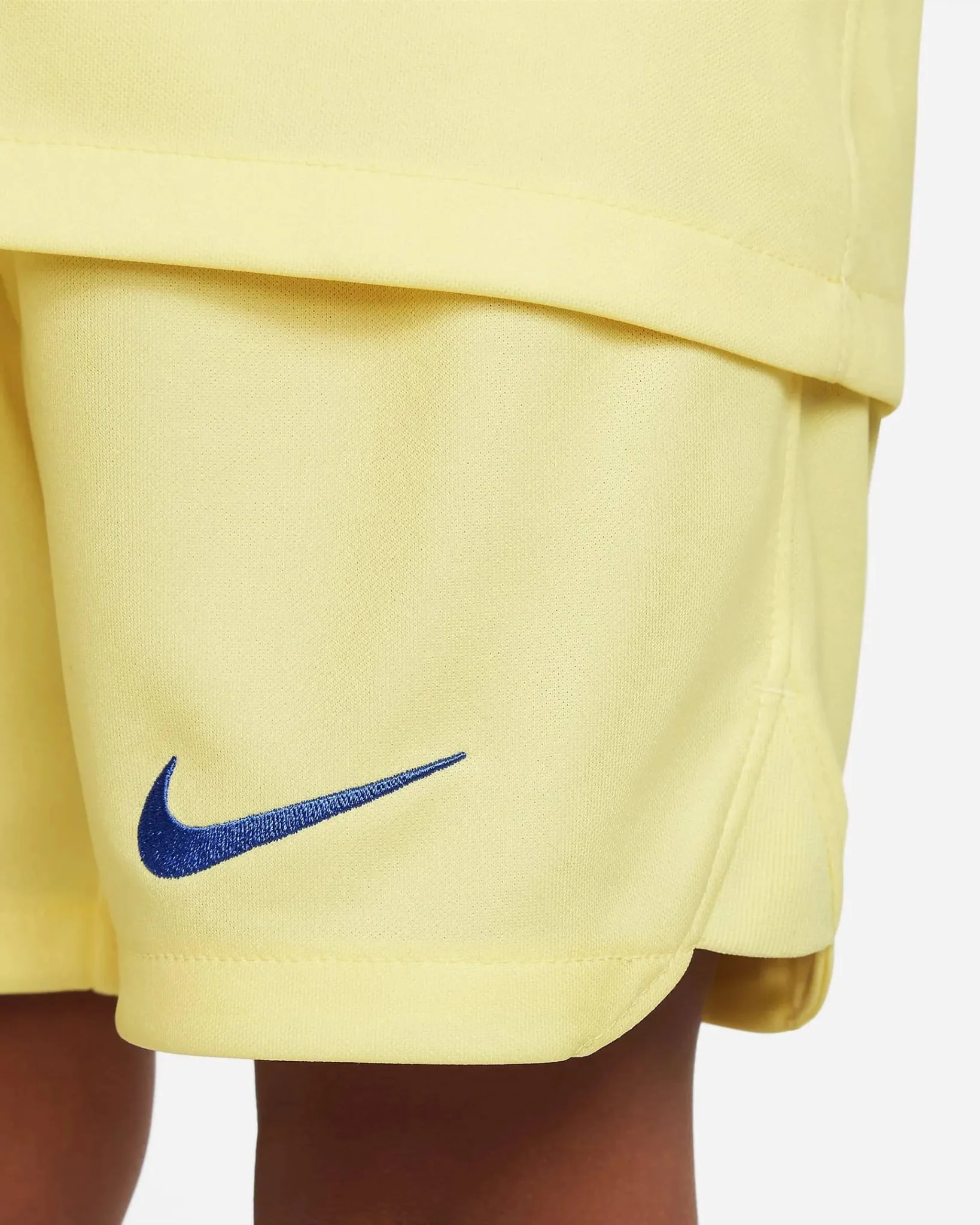 Nike 2022-23 Club America Kids' Home Mini Kit - Lemon-Blue - Image 7