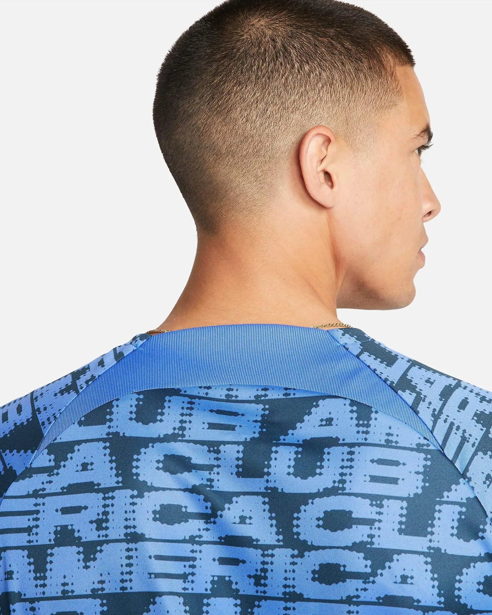 Nike 2022-23 Club America Pre-Match Jersey - Armory Navy-Medium Blue - Image 4