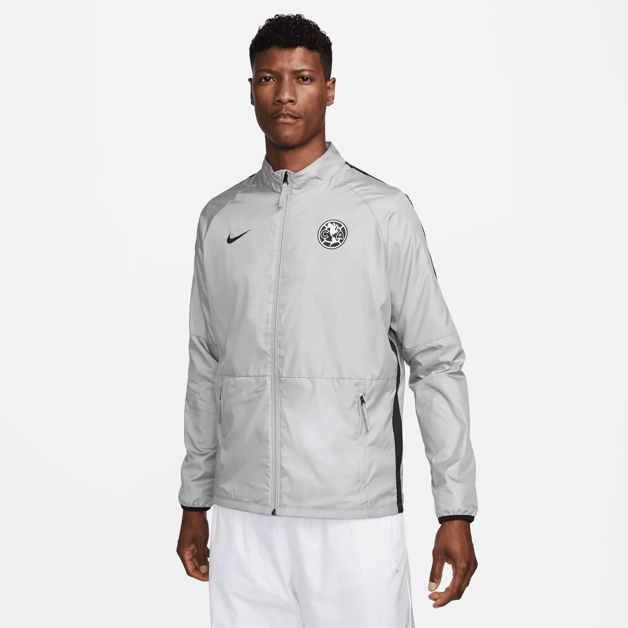 Nike 2022-23 Club America Repel Academy AWF Full-Zip Jacket - Grey
