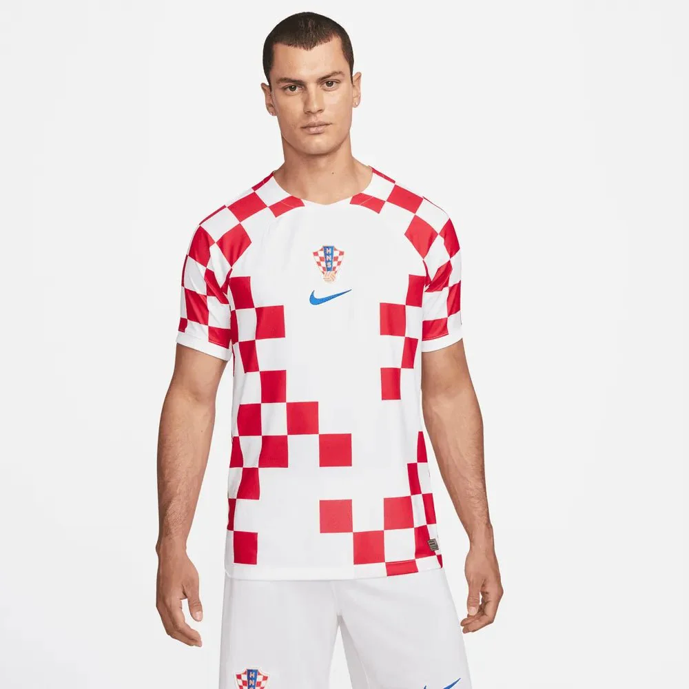 Nike 2022-23 Croatia Home Jersey White-Red-Blue - Image 4