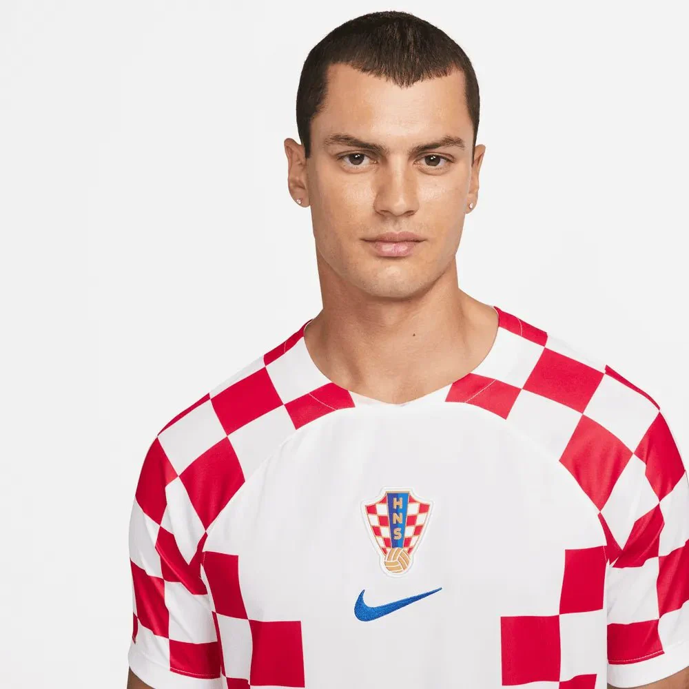 Nike 2022-23 Croatia Home Jersey White-Red-Blue - Image 6