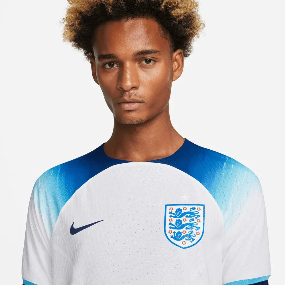 Nike 2022-23 England Authentic Home Jersey - White-Blue - Image 5