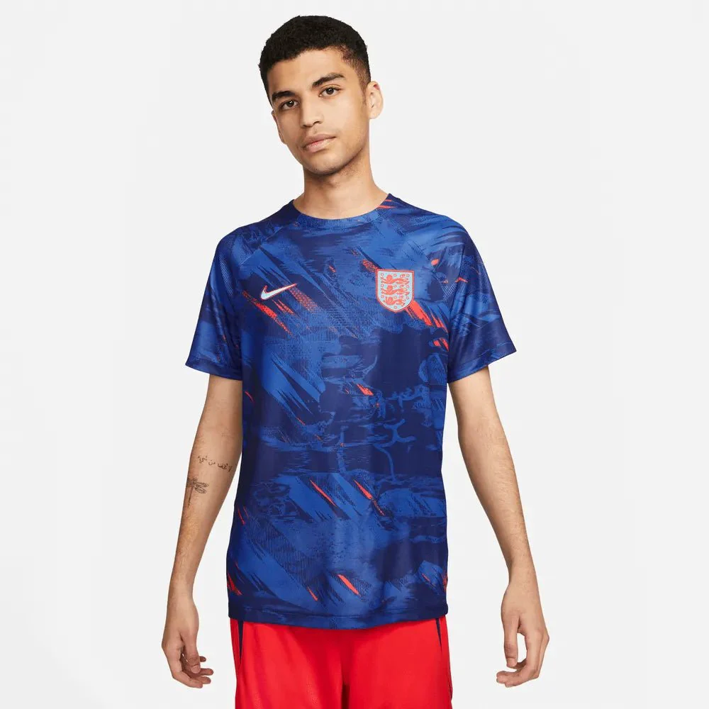 Nike 2022-23 England Dri Fit Top Blue Voids-Game Royal