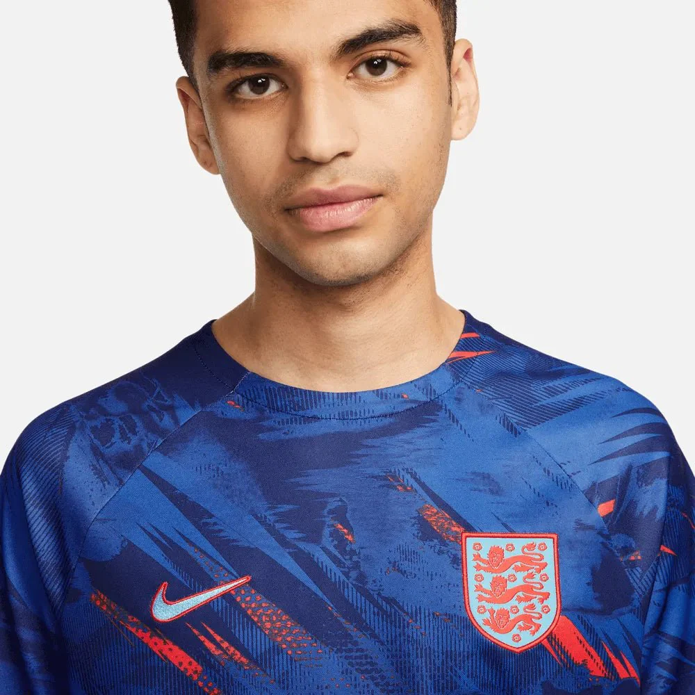 Nike 2022-23 England Dri Fit Top Blue Voids-Game Royal - Image 3