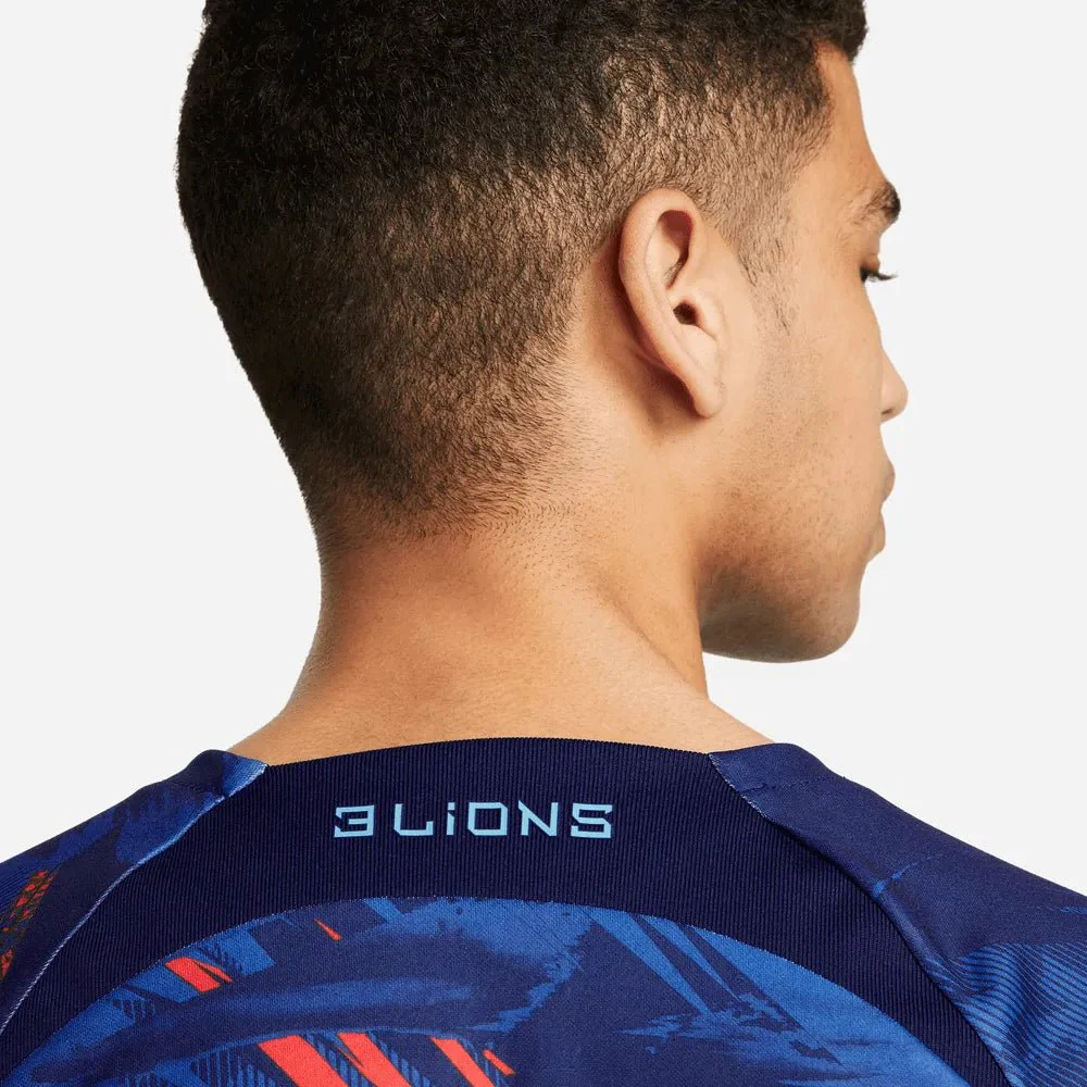 Nike 2022-23 England Dri Fit Top Blue Voids-Game Royal - Image 4