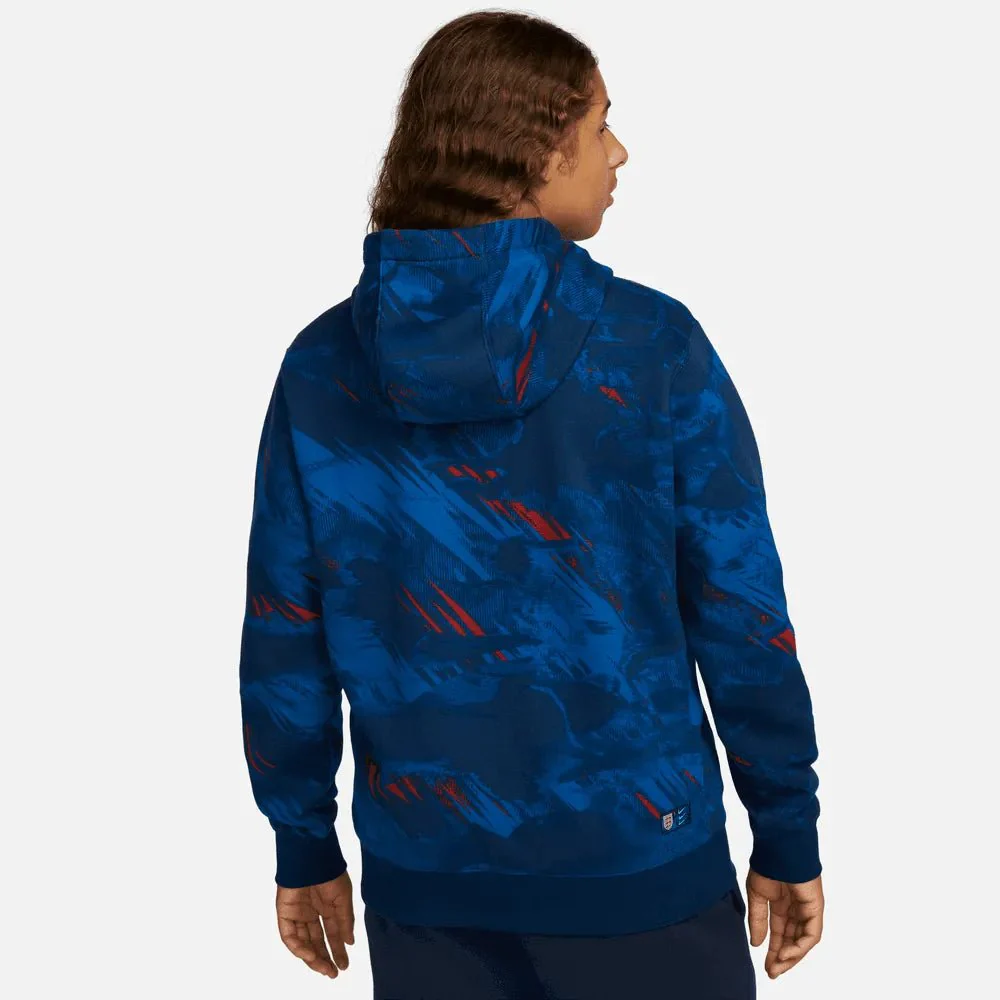 Nike 2022-23 England Fleece PO Hoodie - Image 2