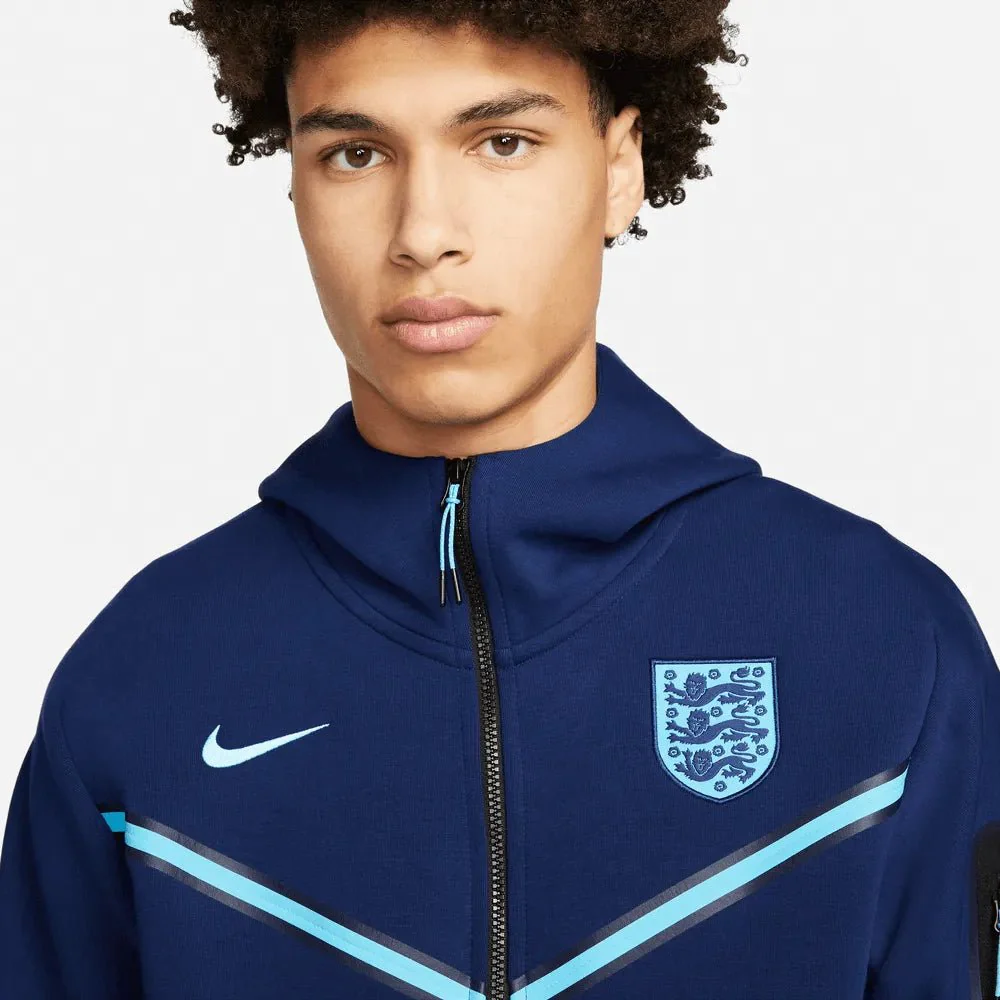 Nike 2022-23 England Tech Fleece Hoodie - Image 3